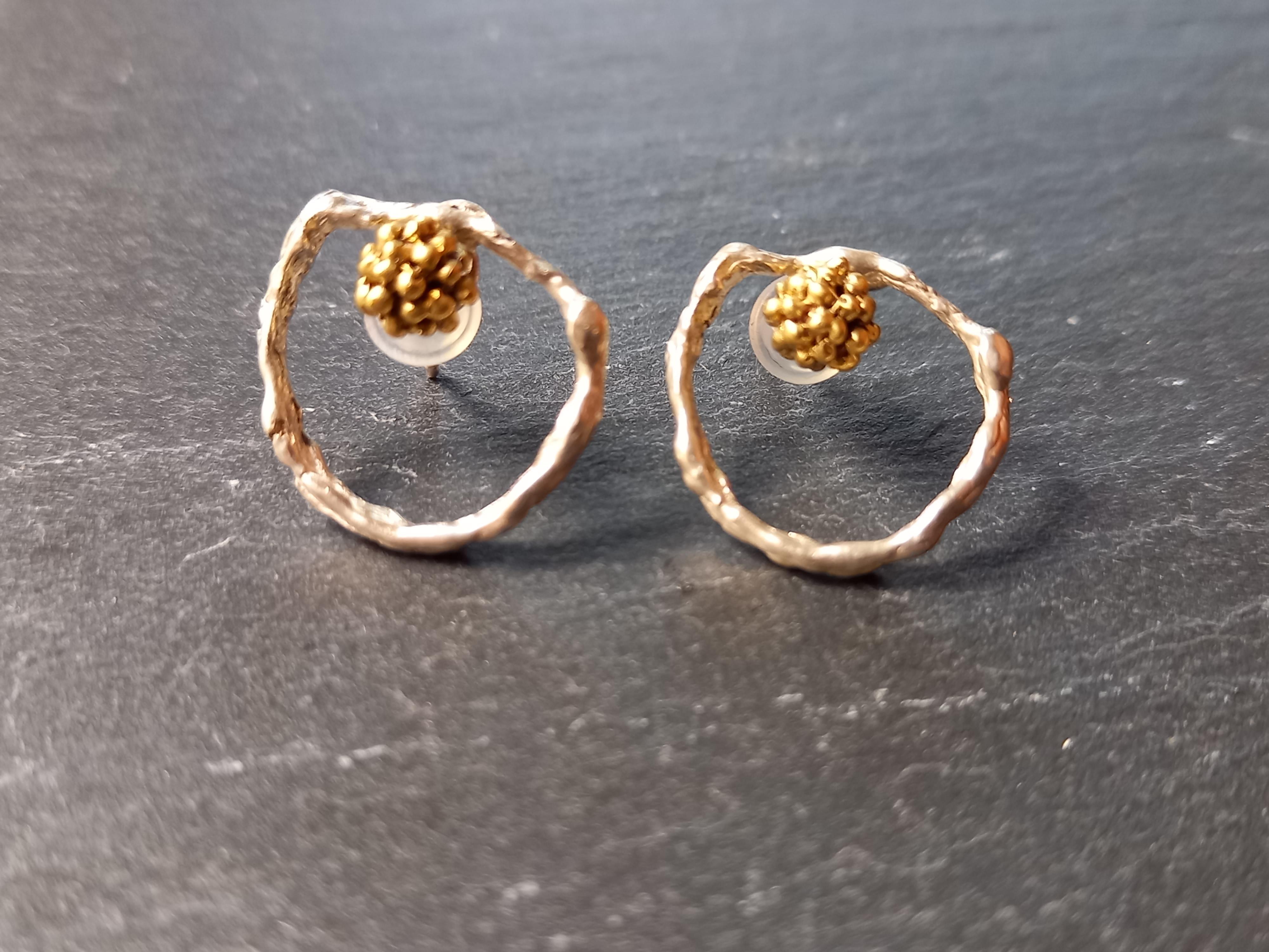 Utoka ☆ silverxbrass  蔓と実  ピアス c