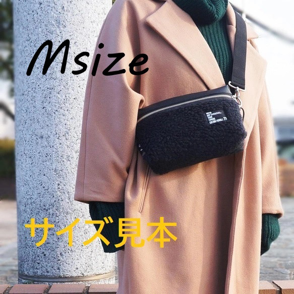 牛柄が可愛い撥水エコレザーショルダーバッグ｜ニュートラルカラーで大人コーデに◎斜め掛けミニバッグ／ポシェット（ベージュ） 12枚目の画像