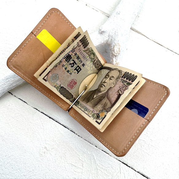 マネークリップ カード収納 財布 札ばさみ 札入れ 日々を刻む