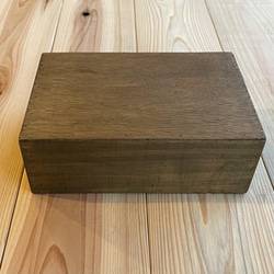 [送料無料] 仕切り付き小物入れ 木製 ウッドボックス 木箱 収納（仕切り取り外し可） 7枚目の画像