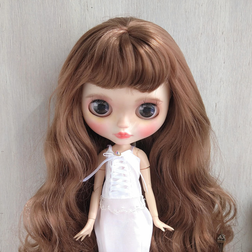 635.※単品※白の編み上げリボンキャミソール・クリスタルのライン 