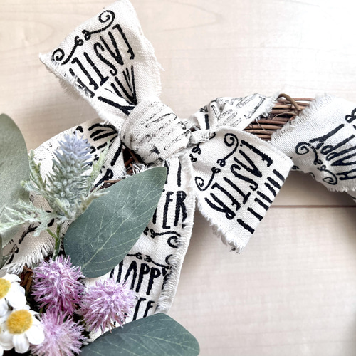 No.wreath-15437/イースターリース22-(1) イースターバニー38cm  