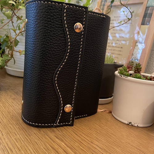 ハンドメイド本革キリスト新改訳2017年小型版聖書カバー ブックカバー  