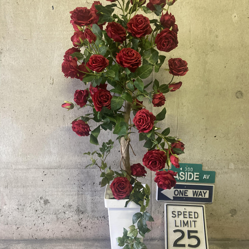 光触媒人工観葉植物ウォールグリーンフェイクフラワーミルフィーユローズ