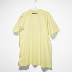限定販売　デルタブルースの音楽系Tシャツ  【フロストイエロー】ミドルウェイトの程よい厚さ 半袖クルーネック 4枚目の画像