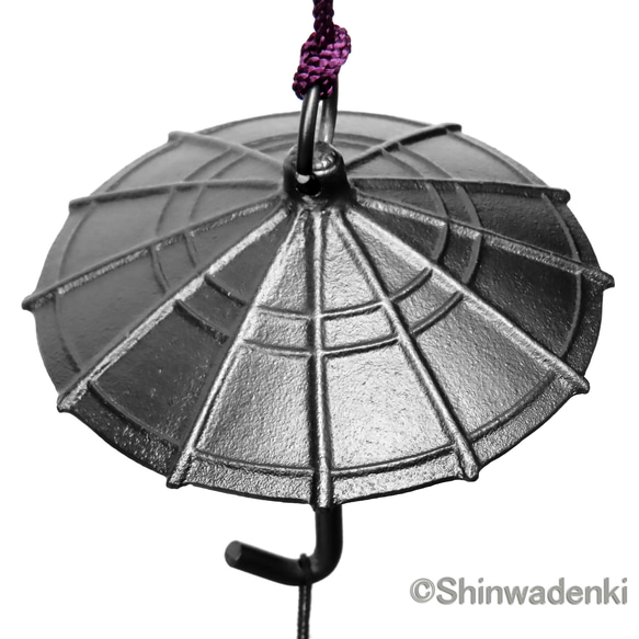 南部鉄器 風鈴 傘 日本製 4枚目の画像