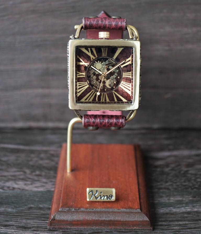 チェンジワールド スクエア　Lサイズ　ワインブラウン