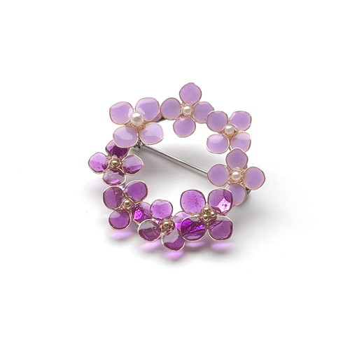 FOXEYお花のブローチ♡パープルピンク⭐️新品未使用⭐️ 1438427041.jpg?1640747783