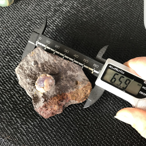 ゴビ石−870 ゴビ瑪瑙　原石　スミレ眼石　鉱物標本　激レア 