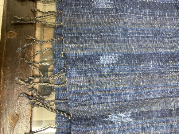 オールドジヨムトン手織りカスリストール 9枚目の画像