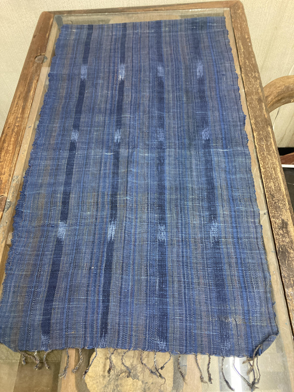 オールドジヨムトン手織りカスリストール 6枚目の画像