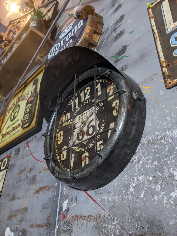 アメリカンヴィンテージ Style/ ROUTE66 ウォールクロック