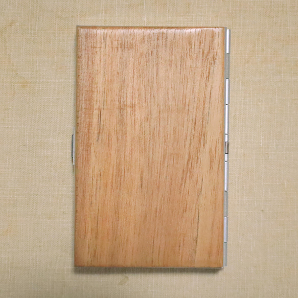 【無垢材】クルミ材のカードケース（大size） 1枚目の画像