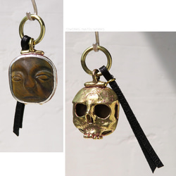 タイガーアイ&スカル チャーム / Tigers Eye and Skull charms 2枚目の画像