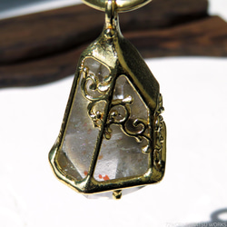 シルバールチルクォーツ チャーム / Silver Rutilated Quartz charms 8枚目の画像