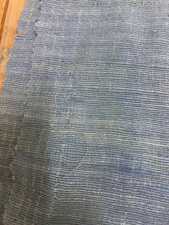 オールドジヨムトン手織りカスリストール 10枚目の画像