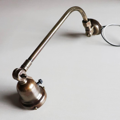 要電気工事】【直付け専用】ヴィンテージベル型カップ付き古美色真鍮製