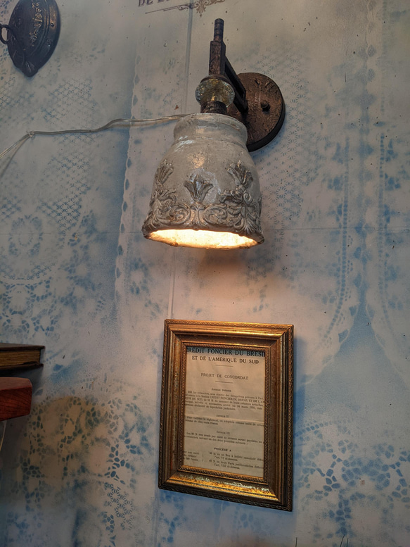 オールドイングリッシュデザイン/ アンティーク ウォールランプ（1灯式） スポットライト（壁掛け照明） #店舗什器 # 1枚目の画像