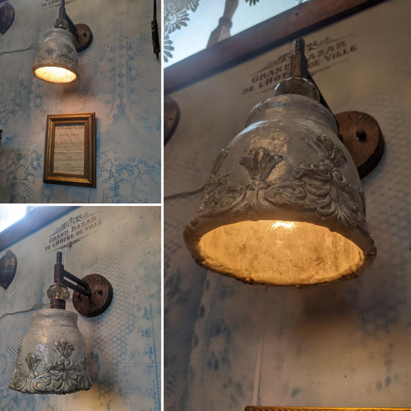 オールドイングリッシュデザイン/ アンティーク ウォールランプ（1灯式） スポットライト（壁掛け照明） #店舗什器 # 4枚目の画像