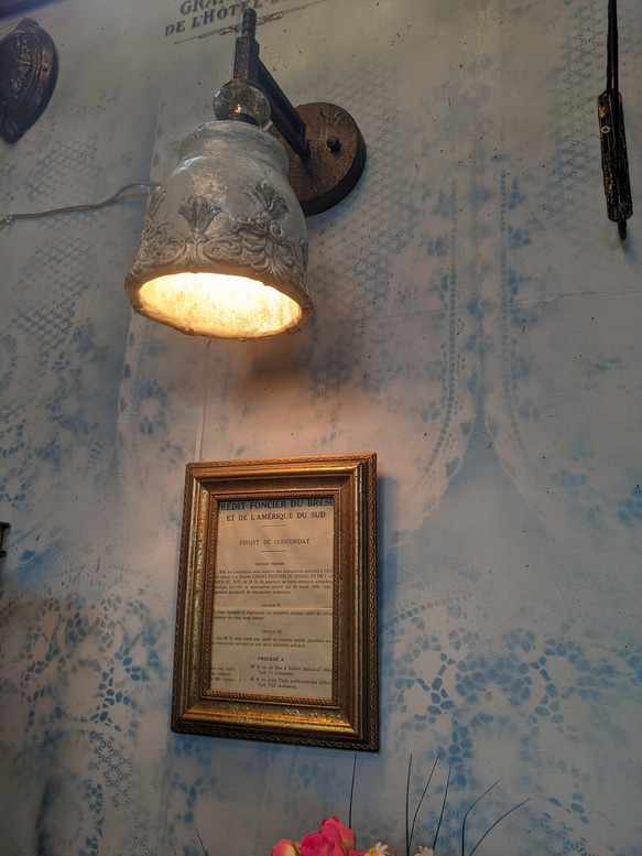オールドイングリッシュデザイン/ アンティーク ウォールランプ（1灯式） スポットライト（壁掛け照明） #店舗什器 # 2枚目の画像