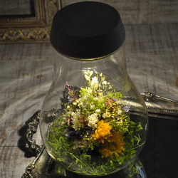 【 yellow×purple 】✽優しくお花を照らす✽心安らぐ lamp flower LL 9枚目の画像