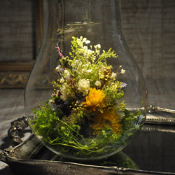 【 yellow×purple 】✽優しくお花を照らす✽心安らぐ lamp flower LL 10枚目の画像