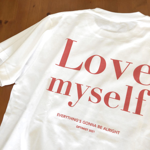 Love myself バックプリント ビッグTシャツ Tシャツ Good Girl 通販