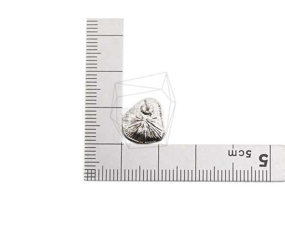ERG-2014-R [2 件] 圓形耳環，圓形耳釘 / 12mm X 13mm 第5張的照片