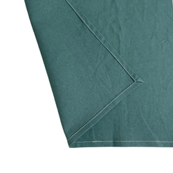 ランチョンマット 巾着セット 綿麻シリーズ  選べるワッペン&カラー&マットサイズ　くすみカラー　コットンリネン 6枚目の画像