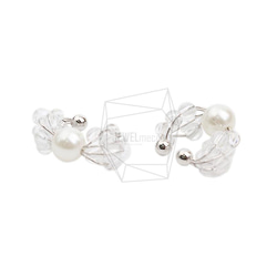 ERG-2043-R [2pieces] Beads Round Earcuffs 耳環 第3張的照片