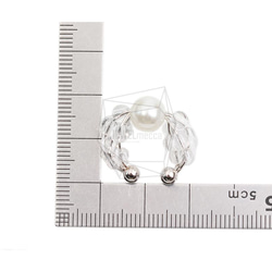 ERG-2043-R [2pieces] Beads Round Earcuffs 耳環 第5張的照片