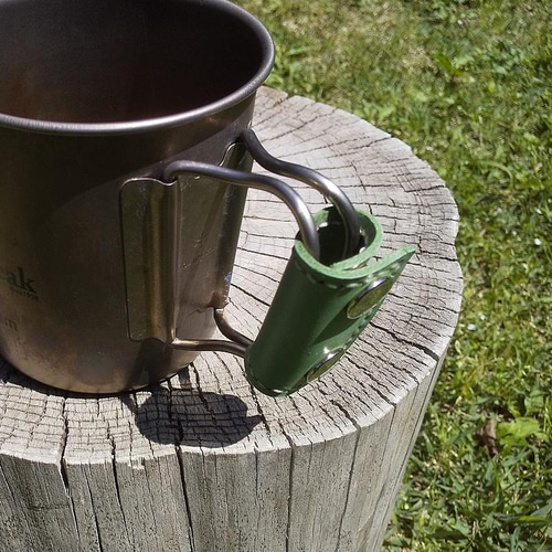 本革 スノーピーク(snow peak) チタンシングルマグ 450ml,600ml