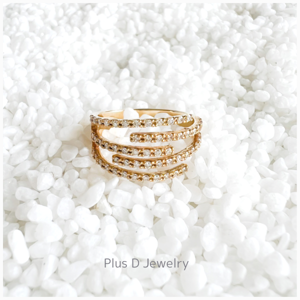 CCD-009 K18YG ダイヤモンドリング 0.35ct