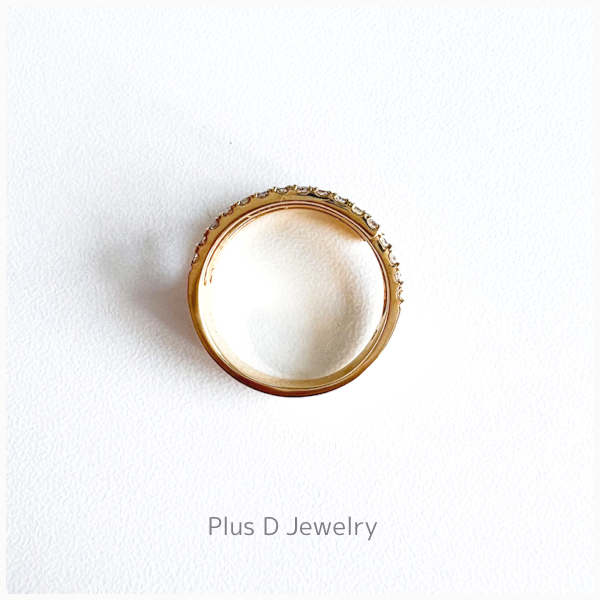 CCD-009 K18YG ダイヤモンドリング 0.35ct