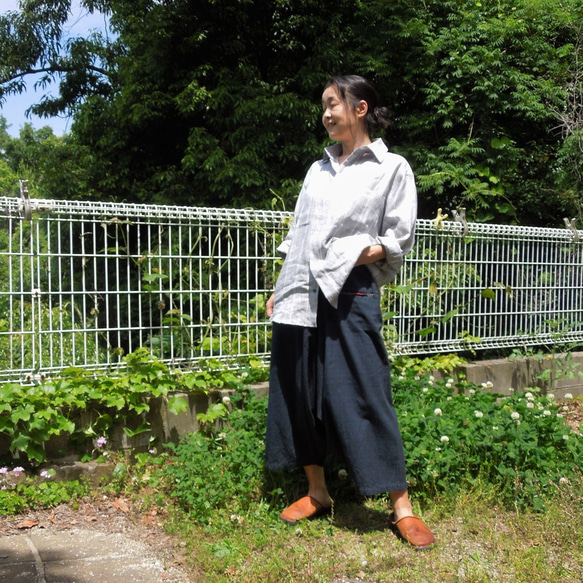 SALE】bighug 手織りサルエル○墨 ロングパンツ holy fruit 通販  