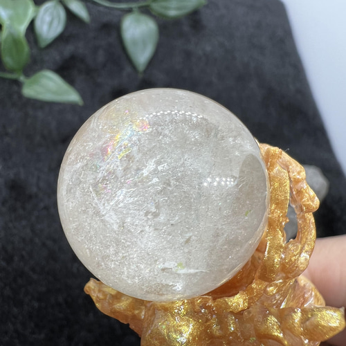 クリスタルワンド☆キラキラ虹入りシトリン☆魔法の杖であなたの願いを