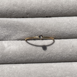 14kgf mysterious ring  レアストーンベキリーブルーガーネット　 2枚目の画像