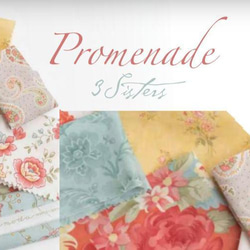 「Promenade」moda Charm Pack （カットクロス42枚）3 Sisters 3枚目の画像