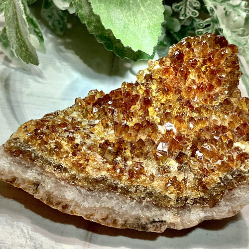 恋愛・ビジネス運】シトリンクォーツ 原石 クラスター ラフストーン