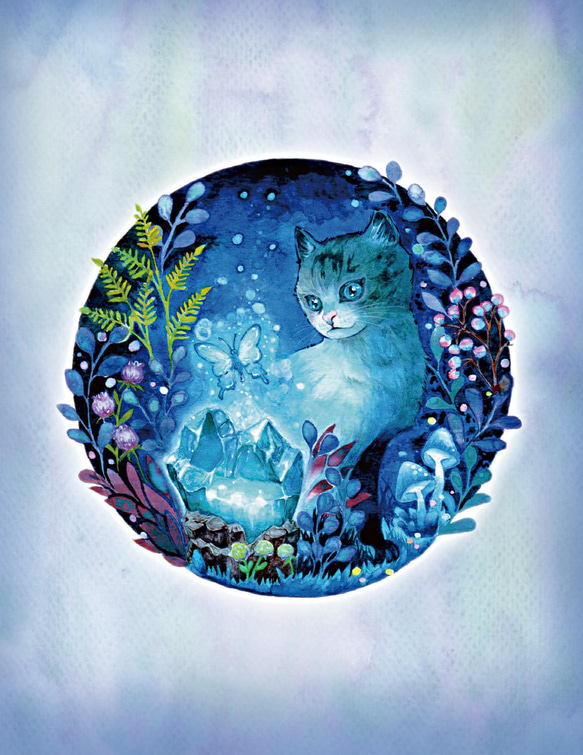 猫と群青色の森 7枚目の画像