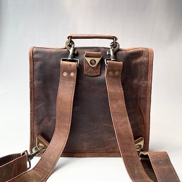 3way英国デザイン本革かばん デイリートラベラーⅩⅠ-Buf 