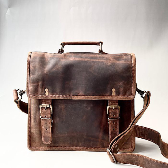 3way英国デザイン本革かばん デイリートラベラーⅩⅠ-Buf 