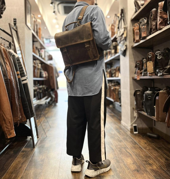 3way英国デザイン本革かばん デイリートラベラーⅩⅠ-Buf 