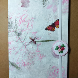 蝴蝶花卉手帳本 第1張的照片