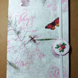 蝴蝶花卉手帳本 第2張的照片
