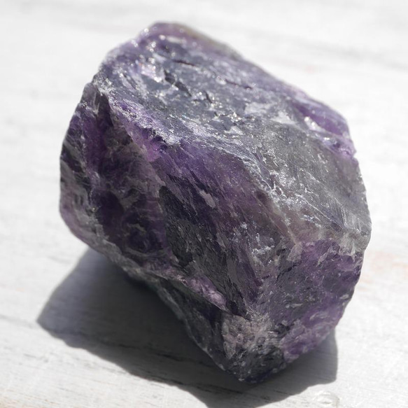 天然石アメジスト約40g(ブラジル産)約44×33×26mm原石紫水晶ラフロック穴なし鉱物[am-220418-05] 9枚目の画像