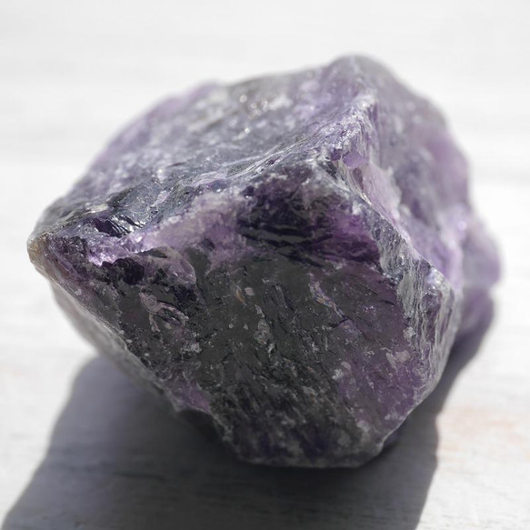 天然石アメジスト約40g(ブラジル産)約44×33×26mm原石紫水晶ラフロック穴なし鉱物[am-220418-05] 12枚目の画像
