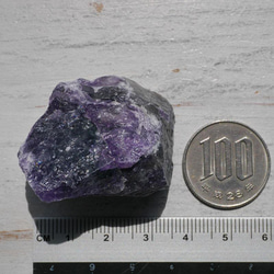 天然石アメジスト約40g(ブラジル産)約44×33×26mm原石紫水晶ラフロック穴なし鉱物[am-220418-05] 20枚目の画像