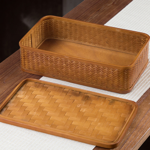 民芸職人手作り 小物入れ籠 茶道 收納盒 竹細工 收納 竹細工 竹工芸