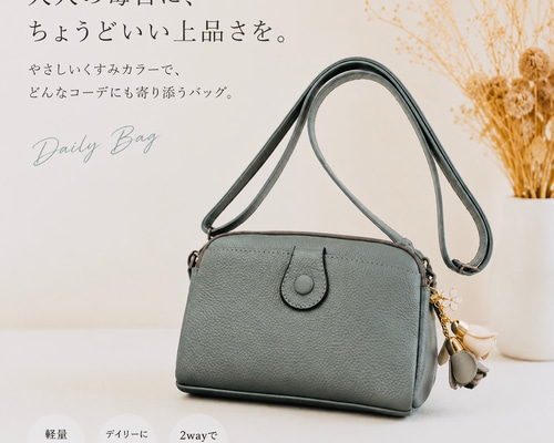 スマホポーチ スマホポシェット ショルダーバッグ 牛革 本革 横型 斜